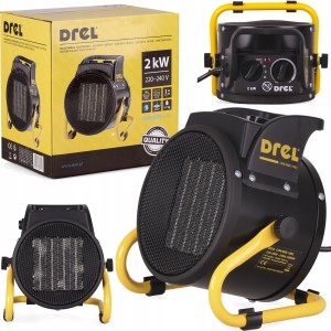 NAGRZEWNICA ELEKTRYCZNA GRZEJNIK DMUCHAWA 2KW 220V