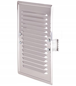 KRATKA WENTYLACYJNA METALOWA 14x21 KOMINOWA +ŁAPKI