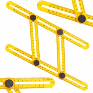 KĄTOWNIK TEMPLATER WIELOFUNK LINIJKA MIARKA KĄTOWA