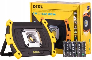 LAMPA LED HALOGEN NAŚWIETLACZ REFLEKTOR NA BATERIE