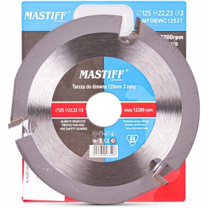 TARCZA 125 CIĘCIA SZLIFOWANIA DREWNA na SZLIFIERKĘ