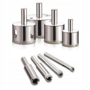 DREL OTWORNICE DIAMENTOWE GRES PŁYTKI SZKŁO 4-65mm