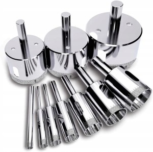 DREL OTWORNICE DIAMENTOWE GRES PŁYTKI SZKŁO 4-65mm