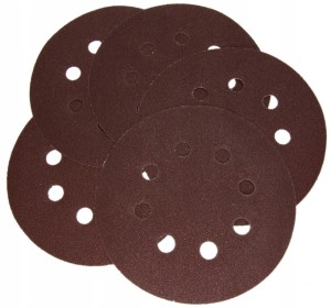 KRĄŻEK RZEP PAPIER ŚCIERNY OTWORY 125mm P24 /5szt.
