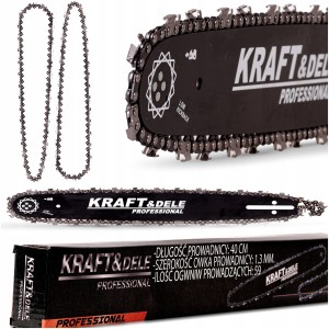 Prowadnica do piły 40 cm STIHLi inne, +2x ŁAŃCUCH