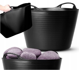 Kosz pojemnik ELASTYCZNY Ø 54cm. 55L wiadro MOCNE