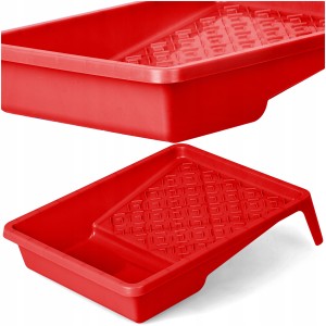 KUWETA MALARSKA DUŻA 25x33 cm. NA FARBĘ CZERWONA