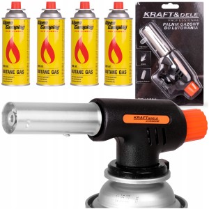 PALNIK GAZOWY NA KARTUSZE LUTLAMPA + KARTUSZE