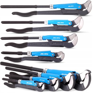 ZESTAW KLUCZE DO RUR HYDRAULICZNE 4 szt CĘGI ŻABKI