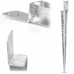 PODSTAWA SŁUPA WBIJANA KOTWA UNIWERSALNA L 600x60