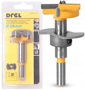 FREZ PUSZKOWY 35mm z OGRANICZNIKIEM WIERTŁO WĘGLIK