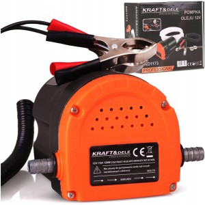 POMKPA DO PALIWA SPUSZCZANIA ROPY OLEJU 12V POMPA ELEKTRYCZNA DO ODSYSANIA