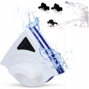 MYJKA do mycia OKIEN DWUSTRONNA Magnetyczna Magnes do szyb Ściągacz WODY