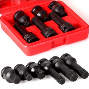 KLUCZE NASADKI BIT SPLINE XZN UDAROWE 6sz 1/2 M14 M16 M18 VW AUDI SKODA VAG