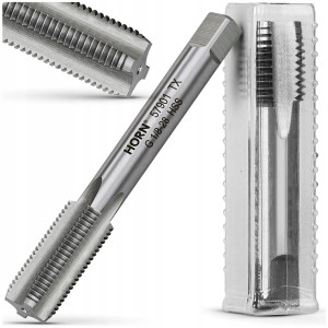 GWINTOWNIK RUROWY 1/8'' - 28 GWINT CALOWY HSS DIN5157 WALCOWY HYDRAULICZNY