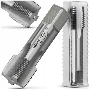 GWINTOWNIK RUROWY 7/8'' - 14 GWINT CALOWY HSS DIN5157 WALCOWY HYDRAULICZNY