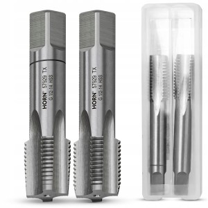 GWINTOWNIKI RUROWE 1/2'' - 14 GWINT CALOWY HSS DIN5157 WALCOWY zestaw 2 szt