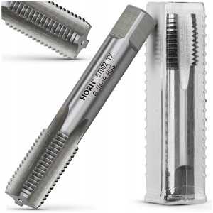 GWINTOWNIK RUROWY 1/4'' - 19 GWINT CALOWY HSS DIN5157 WALCOWY HYDRAULICZNY