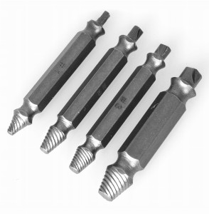 WYKRĘTAKI DO ZERWANYCH ŚRUB GWINTÓW 4 SZT NA WKRĘTARKĘ ZESTAW