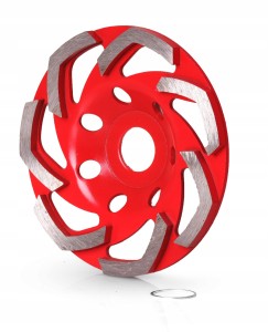 TARCZA DIAMENTOWA do szlifowania BETONU GRANKOWA 125x22 FREZ SZLIFIERSKA