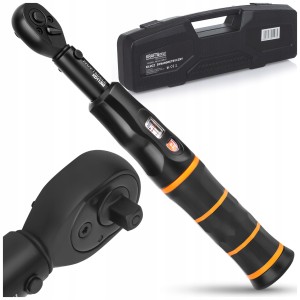 Klucz DYNAMOMETRYCZNY 1/4'' GRZECHOTKA regulacja 1-25Nm z blokadą