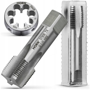 GWINTOWNIK RUROWY 1'' - 11 GWINT CALOWY HSS DIN5157 WALCOWY + NARZYNKA