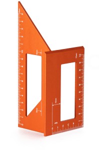 KĄTOWNIK ALUMINIOWY 45/90° STOLARSKI JAPOŃSKI 3D