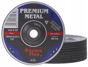 TARCZA szlifierkę cięcia METALU 180 x 6.0 x 22.2