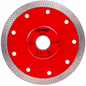 TARCZA DIAMENTOWA CIENKA GRESU GLAZURY 125mm 'PRO'