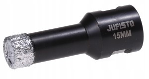 OTWORNICA DIAMENT 15 mm KORONKA GRESU SZLIFIERKĘ