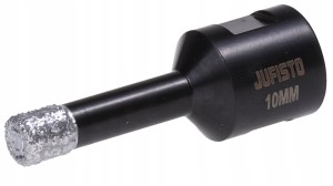 OTWORNICA DIAMENT 10 mm KORONKA GRESU SZLIFIERKĘ