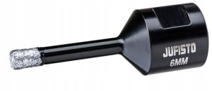 OTWORNICA DIAMENT 6mm WIERTŁO GRESU SZLIFIERKĘ M14