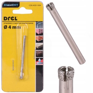 OTWORNICA DIAMENTOWA 4 mm KORONKA DO GRESU PŁYTEK