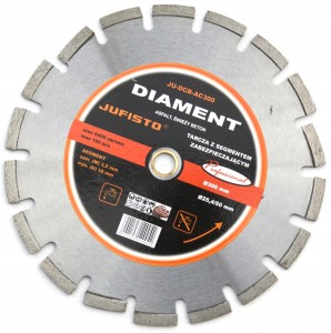 TARCZA DIAMENTOWA 300x25,4 mm ASFALT, ŚWIEŻY BETON