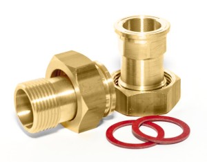 ŚRUBUNEK MOSIĘŻNY DO WODOMIERZA 1/2 L=24mm MOSIĄDZ