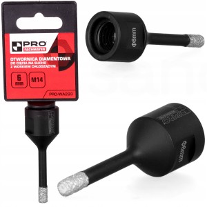 OTWORNICA DIAMENTOWA 6 mm WIERTŁO GRESU SZLIFIERKĘ
