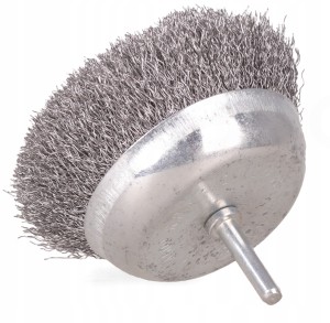 SZCZOTKA DRUCIANA CZOŁOWA TRZPIEŃ WIERTARKĘ 70mm