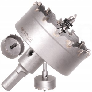 OTWORNICA WIDIOWA KORONKA DO METALU DREWNA 65 MM