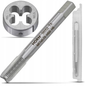 GWINTOWNIK RĘCZNY M7 DIN-2181/1P+ NARZYNKA M7x0.75