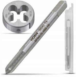 GWINTOWNIK RĘCZNY M6 DIN-2181/1P+ NARZYNKA M6x0.75