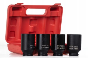 KLUCZE NASADKI 34-41MM 1/2'' ZESTAW 12 kątne PIASTY PÓŁOSI ZAWIESZENIA 4szt