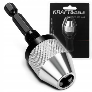 UCHWYT WIERTARSKI 0.3-6.5 mm. SAMOZACISKOWY DO WKRĘTARKI ADAPTER HEX
